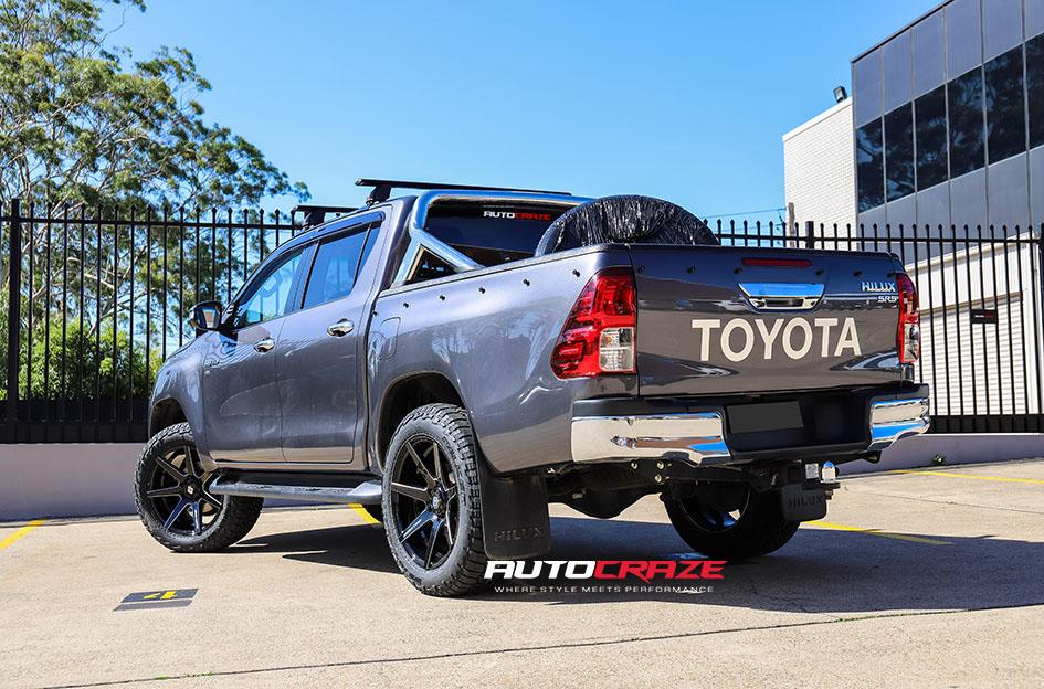 TOYOTA HILUX N80 4WD AVALANCHE GLOSS BLACK MILLED ACCENTS